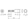 エビ ストロック ヘクスセッター用ソケット マグネット付 対辺10mm ストロック ヘクスセッター用ソケット マグネット付 対辺10mm DSHM10 画像4