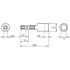 エビ ヘクスセッター用ソケット“ストロック” マグネット付 対辺14mm ヘクスセッター用ソケット“ストロック” マグネット付 対辺14mm DSHM14 画像4