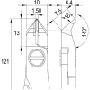 idealtek ESD精密ニッパ タングステン先細形50° フルフラッシュ刃 121mm ESD精密ニッパ タングステン先細形50° フルフラッシュ刃 121mm ES248TX-CR-BGO-IT 画像2