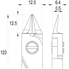 idealtek ESD精密ニッパ 先細リリーブ形 大 セミフラッシュ刃 120mm ESD精密ニッパ 先細リリーブ形 大 セミフラッシュ刃 120mm ES5550-CR-BG-IT 画像2