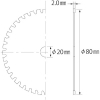 エビ ゼットフラッシャー (アルミ用) 80mm ゼットフラッシャー (アルミ用) 80mm FAS80 画像2