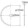 エビ ゼットフラッシャー 鉄・ステンレス兼用タイプ 125mm ゼットフラッシャー 鉄・ステンレス兼用タイプ 125mm FX125A 画像4