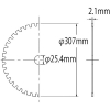 エビ ゼットフラッシャー 307mm ゼットフラッシャー 307mm FX305A 画像3