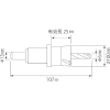 エビ 超硬ホルソー(チタンコーティング) 100mm 超硬ホルソー(チタンコーティング) 100mm HO100G 画像2