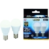 IRIS LED電球2個セット E17広配光タイプ 25形相当 昼白色 LDA2N-G-E17-2T52P