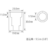 エビ ソケット 12角 17.0mm 差込角9.5mm ソケット 12角 17.0mm 差込角9.5mm LM317 画像2