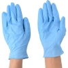 エステー モデルローブニトリル使いきり手袋(粉つき)LLブルー NO981 モデルローブニトリル使いきり手袋(粉つき)LLブルー NO981 NO981LL-B 画像1