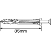 エビ ネイルプラグ(150本入) 6X35mm ネイルプラグ(150本入) 6X35mm NP635 画像3