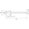 エビ ブラインドリベットエコBOX アルミ/スティール 5-2 (300本入) ブラインドリベットエコBOX アルミ/スティール 5-2 (300本入) NSA52EB 画像2
