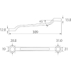 エビ 両口メガネレンチ 19X21mm 両口メガネレンチ 19X21mm OW1921 画像2