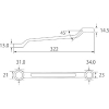 エビ 両口メガネレンチ 21X23mm 両口メガネレンチ 21X23mm OW2123 画像2