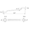エビ 両口メガネレンチ 24X27mm 両口メガネレンチ 24X27mm OW2427 画像2