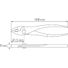 エビ バネ付プライヤー 150mm バネ付プライヤー 150mm P150S 画像2