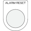 IM 押ボタン/セレクトスイッチ(メガネ銘板) ALARM RESET 黒 φ2 P22-41