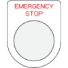 IM 押ボタン/セレクトスイッチ(メガネ銘板) EMERGENCY STOP 赤 P22-42