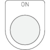 IM 押ボタン/セレクトスイッチ(メガネ銘板) ON 黒 φ22.5 P22-5