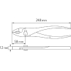 エビ 強力型プライヤー 250mm 強力型プライヤー 250mm P250 画像3