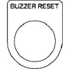 IM 押ボタン/セレクトスイッチ(メガネ銘板) BUZZER RESET 黒 φ P30-40