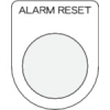 IM 押ボタン/セレクトスイッチ(メガネ銘板) ALARM RESET 黒 φ3 P30-41