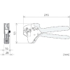 エンジニア 【生産完了品】ダイス交換式ラチェットクリンパー(接続端子) ダイス交換式ラチェットクリンパー(接続端子) PAD-22 画像2