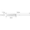 エビ ダイヤモンドヤスリ(精密用) 10本組 半丸 ダイヤモンドヤスリ(精密用) 10本組 半丸 S10-HA 画像2