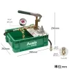アサダ テストポンプ 手動+動ハイブリッドモデル 静水圧タイプ 最高圧力4.0MPa(40.8kgf/㎠) タンク容量10.5L ホース長さ1m テストポンプ 手動+動ハイブリッドモデル 静水圧タイプ 最高圧力4.0MPa(40.8kgf/㎠) タンク容量10.5L ホース長さ1m TP50B 画像2