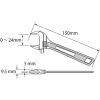 エビ ハイブリッドモンキーレンチ スケルトン ブルー 150mm ハイブリッドモンキーレンチ スケルトン ブルー 150mm UM24B 画像4