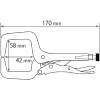 エビ バイスプライヤー C型 165mm バイスプライヤー C型 165mm VC150N 画像4