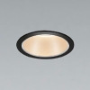 コイズミ照明 LEDベースダウンライト M形 1000lmクラス 白熱球100W相当 埋込穴φ75mm 配光角50° 非調光 白色 シルバーコーン・黒色枠 AD53368