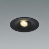 コイズミ照明 LED一体型ユニバーサルダウンライト 高気密SB形 白熱球60W相当 埋込穴φ75mm 中角配光 調光 温白色 マットブラック AD1195B35