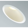 コイズミ照明 LED一体型ダウンライト リニューアル対応幅広枠タイプ 傾斜・ウォールウォッシャータイプ 高気密SB形 防雨・防湿型 白熱球60W相当 埋込穴φ150mm 調光 電球色 AD7312W27