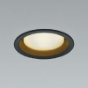 コイズミ照明 LEDダウンライト 準耐火対応・ベースタイプ 高気密SB形 白熱球60W相当 埋込穴φ100mm 散光配光 調光 電球色 ランプ付 ブラック AD1216B27