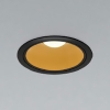 コイズミ照明 LEDレトロフィットダウンライト ベース・レギュラータイプ M形 白熱球40・60W相当 埋込穴φ100mm E17口金 ランプ別売 ブラック AD92732