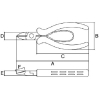 スリーピークス ワイヤークラフトニッパ(バネ付) 130mm ワイヤークラフトニッパ(バネ付) 130mm CR-01 画像2