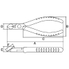 スリーピークス 斜ニッパ(穴無) 150mm 斜ニッパ(穴無) 150mm DNP-150Z 画像2