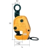 スーパー 自在型横吊クランプ(容量:0.5ton) 自在型横吊クランプ(容量:0.5ton) GVC0.5E 画像2