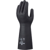 ショーワ 耐溶剤手袋(裏地付) NO3415クロロプレンゴム製耐溶剤手袋 ブラック Lサイズ NO3415-L