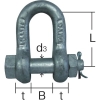 大洋 JISシャックル M級 黒 SB-32 JISシャックル M級 黒 SB-32 SB-32 画像2