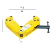 スーパー 【生産完了品】ビームクランプ(デラックスタイプ)容量:2ton ビームクランプ(デラックスタイプ)容量:2ton SBN2 画像2