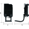 タジマ 着脱式工具ホルダースチール ラチェット 着脱式工具ホルダースチール ラチェット SFKHI-R 画像2