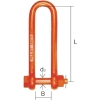 大洋 強力長シャックル 14t 強力長シャックル 14t TSL14 画像2