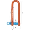 大洋 強力長シャックル(ランヤード捻じ込みタイプ) 5t 強力長シャックル(ランヤード捻じ込みタイプ) 5t TSLSR-5 画像2