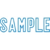 シヤチハタ スタンプ ビジネス用 キャップレス B型 藍 SAMPLE X2-B-10023 スタンプ ビジネス用 キャップレス B型 藍 SAMPLE X2-B-10023 X2-B-10023 画像2