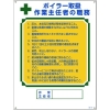 緑十字 作業主任者職務標識 ボイラー取扱作業主任者 職-507 600×450mm エンビ 049507