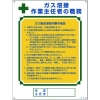 緑十字 作業主任者職務標識 ガス溶接作業主任者・ガス集合溶接 職-509 600×450mm 049509