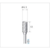 ナカニシ 超硬カッター 円筒(ダブルカット) 刃径6.3mm 刃長13mm 24709