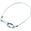緑十字 ワイヤロープ(フック+リング付) 鎖F-200 0.8Φ×200 10本組 SUS製 308041