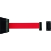 緑十字 ベルトパーテーション(壁面設置タイプ) KAB-3R ベルト:赤/3m 受け金具付 332092