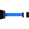 緑十字 ベルトパーテーション(壁面設置タイプ) KAB-3BL ベルト:青/3m 受け金具付 332093