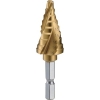 トラスコ中山(TRUSCO) 六角軸ステップドリル 3枚刃チタンコーティング 5〜19mm 3S-NMS-19G
